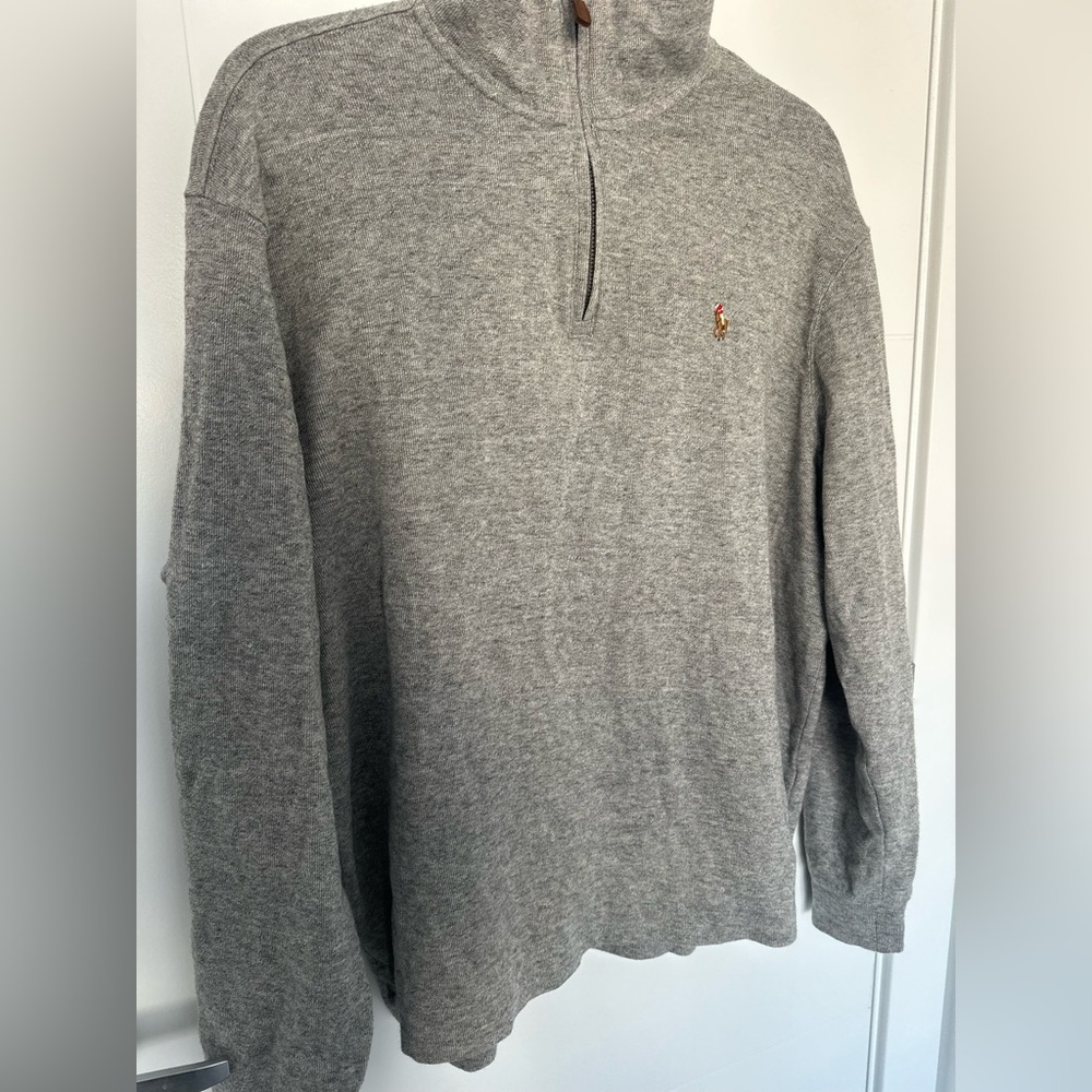 Polo Ralph Lauren Estate-Rib Quarter-Zip Pullover - Picture 3 of 9